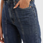 Women's Blue Ribcage Straight Fit High Rise Jeans - c9eb5e51-f57a-47eb-a1bd-fe91d0074ecd View