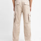 Men's Beige Regular Fit Cargo - 4da6fa77-87e1-4b95-b021-e2ac3bab7e4c View