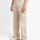 Men's Beige Regular Fit Cargo - 988bd446-9cf5-457f-870d-26d9ccb1b298 View
