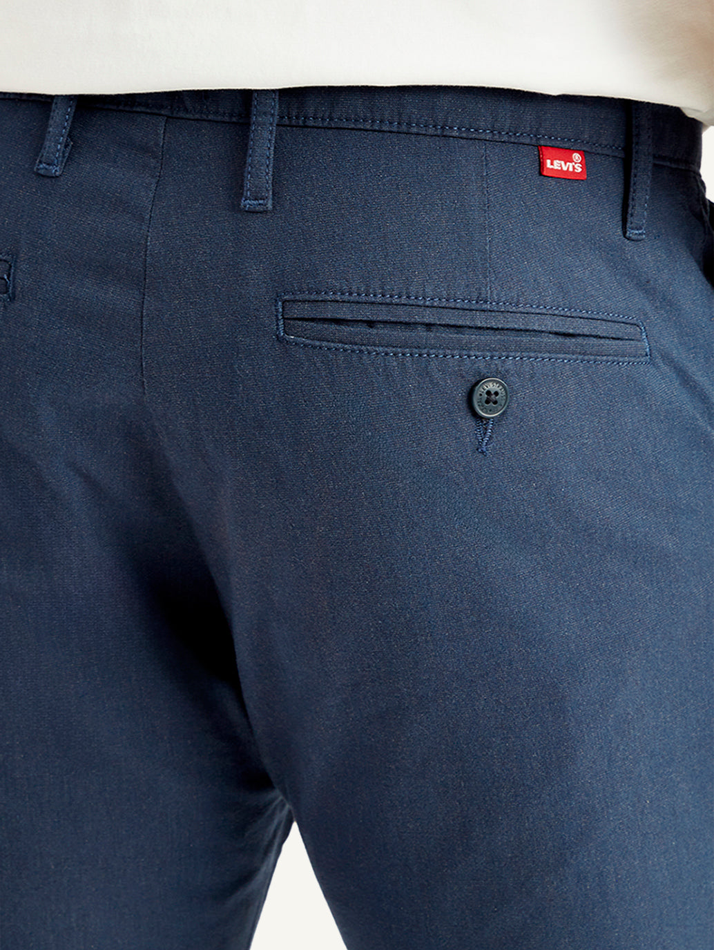 Men's Navy Slim Fit Chinos - 6582c72e-14c4-45c4-af31-d74fd5a5a6ad View
