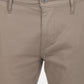Men's Beige Slim Fit Chinos - deatil View
