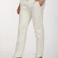 Men's White Slim Fit Chinos - RightSide View