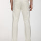 Men's White Slim Fit Chinos - Back View