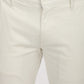 Men's White Slim Fit Chinos - deatil View
