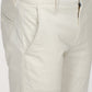 Men's White Slim Fit Chinos - deatil View