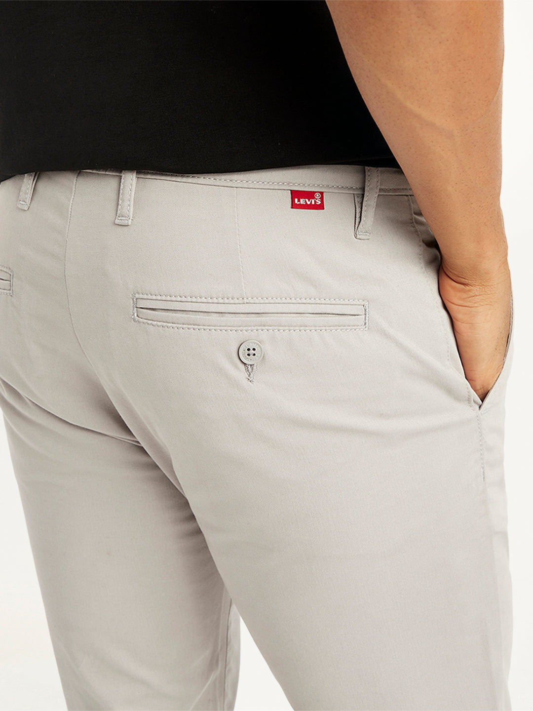 Men's Grey Slim Fit Chinos - febb9abc-c371-4af9-99a4-68c3e3b8fb5d View