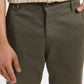 Men's Green Loose Fit Chinos - FrontDetails View
