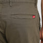 Men's Green Loose Fit Chinos - BackDetails View