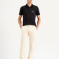 Men's Beige Slim Fit Chinos - 9d2f2ffe-7e56-4df0-a177-0a64489ad70d View