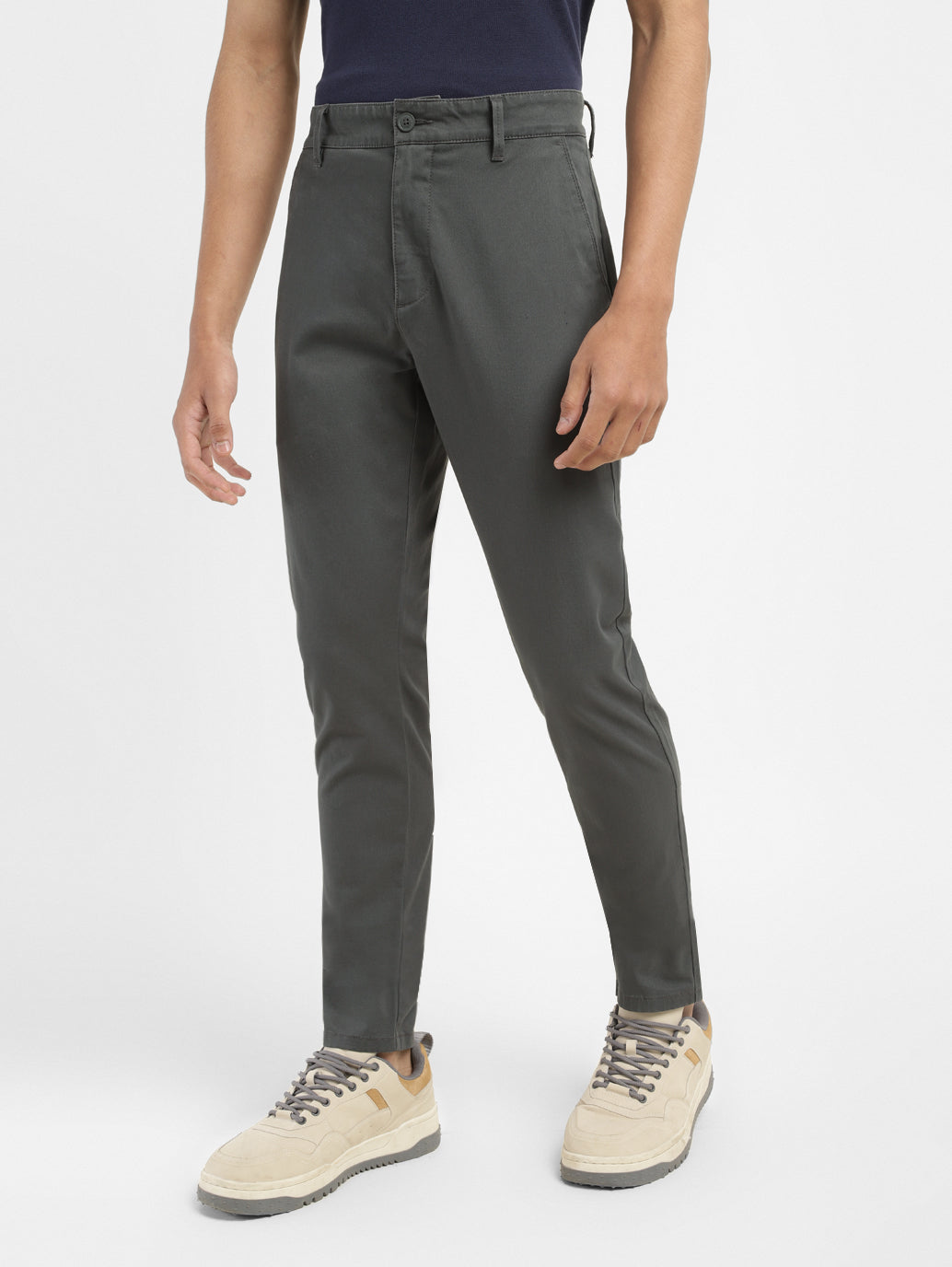 Men's 512 Grey Slim Tapered Fit Chinos - b0218244-ddcf-4b12-ad8b-659c789b4d2e View