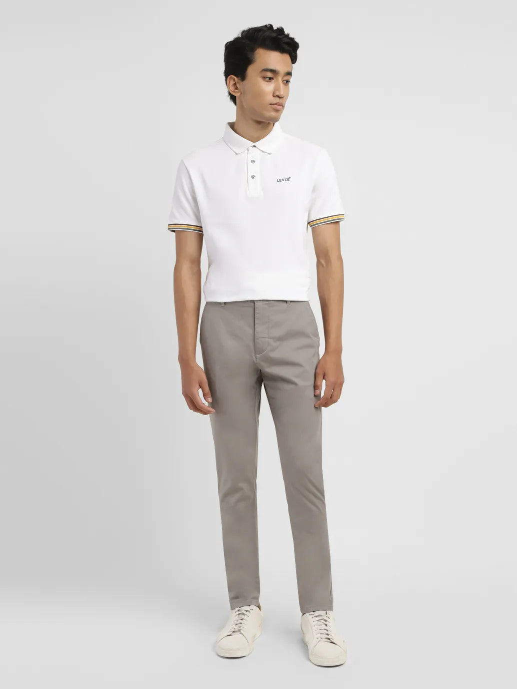 Men's 512 Grey Slim Tapered Fit Chinos - bad8707c-56e4-4458-b28e-71e48c34859a View