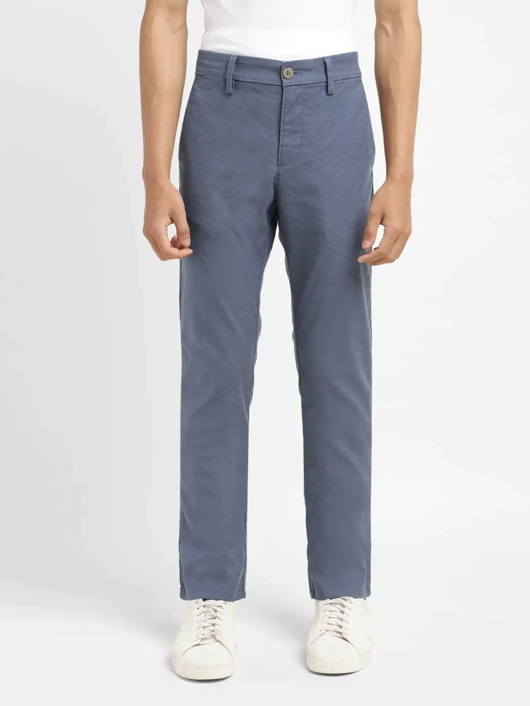 Men's Redloop Navy Slim Fit Chinos - 05f6e227-14b7-4bc2-9349-1a759f7a1667 View