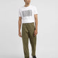 Men's Green Loose Fit Cargos - 07d4665b-f501-4d49-9684-80890dc1962b View