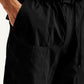 Men's Black Cargo Fit Trousers - Detail View