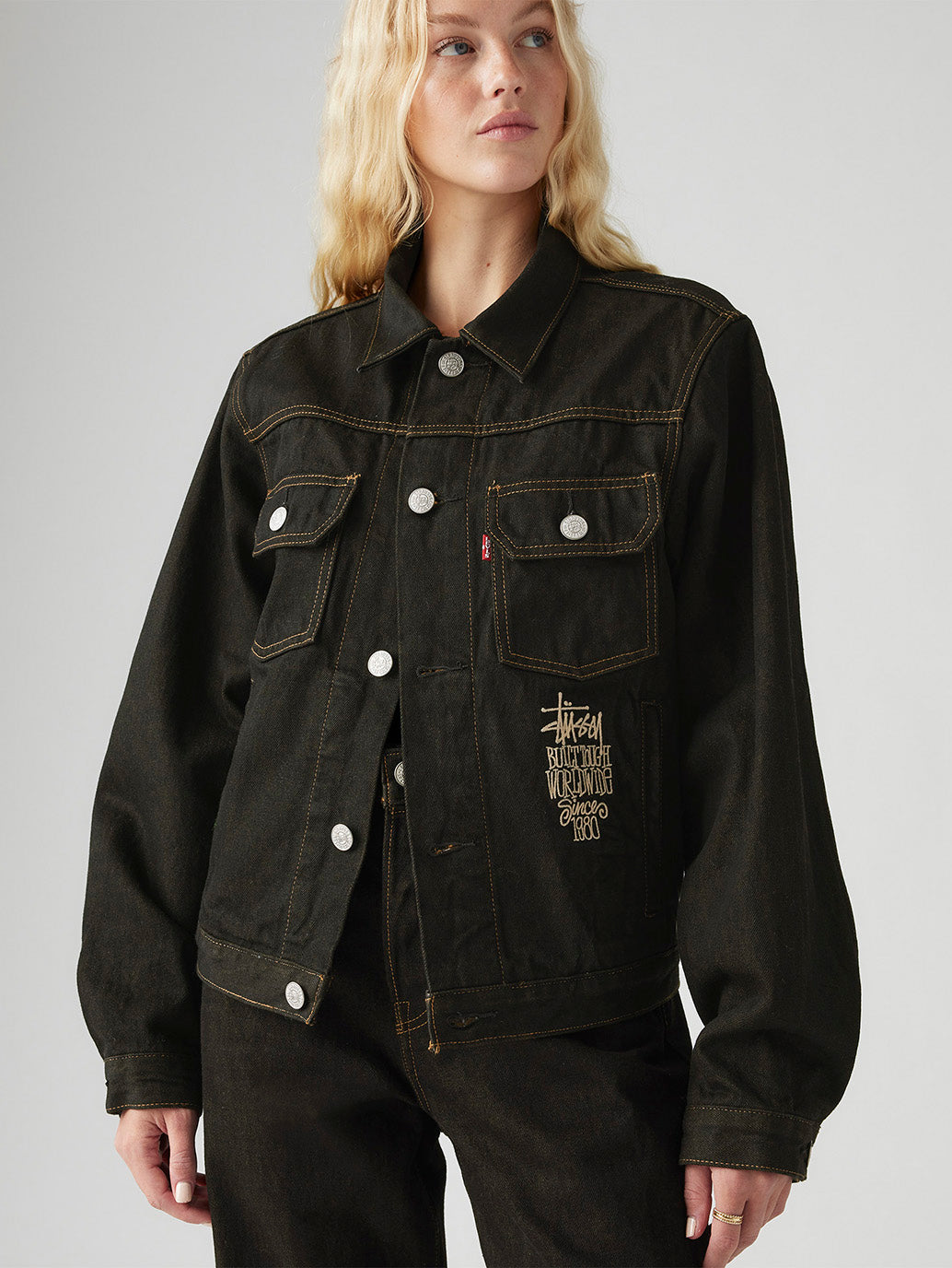 Stüssy & Levi’s® Crispy Rinse Trucker Jacket - 547a555a-3060-4bfc-9cf4-889f4d630c73 View