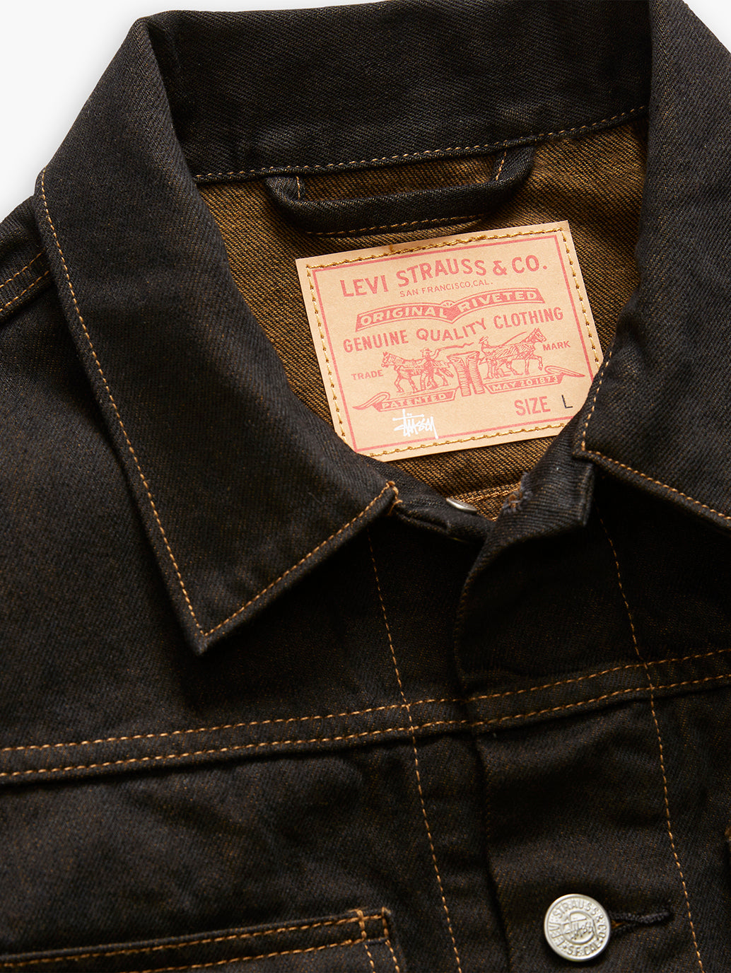 Stüssy & Levi’s® Crispy Rinse Trucker Jacket - c302810a-83f3-4fd9-9de4-a1371ae27877 View
