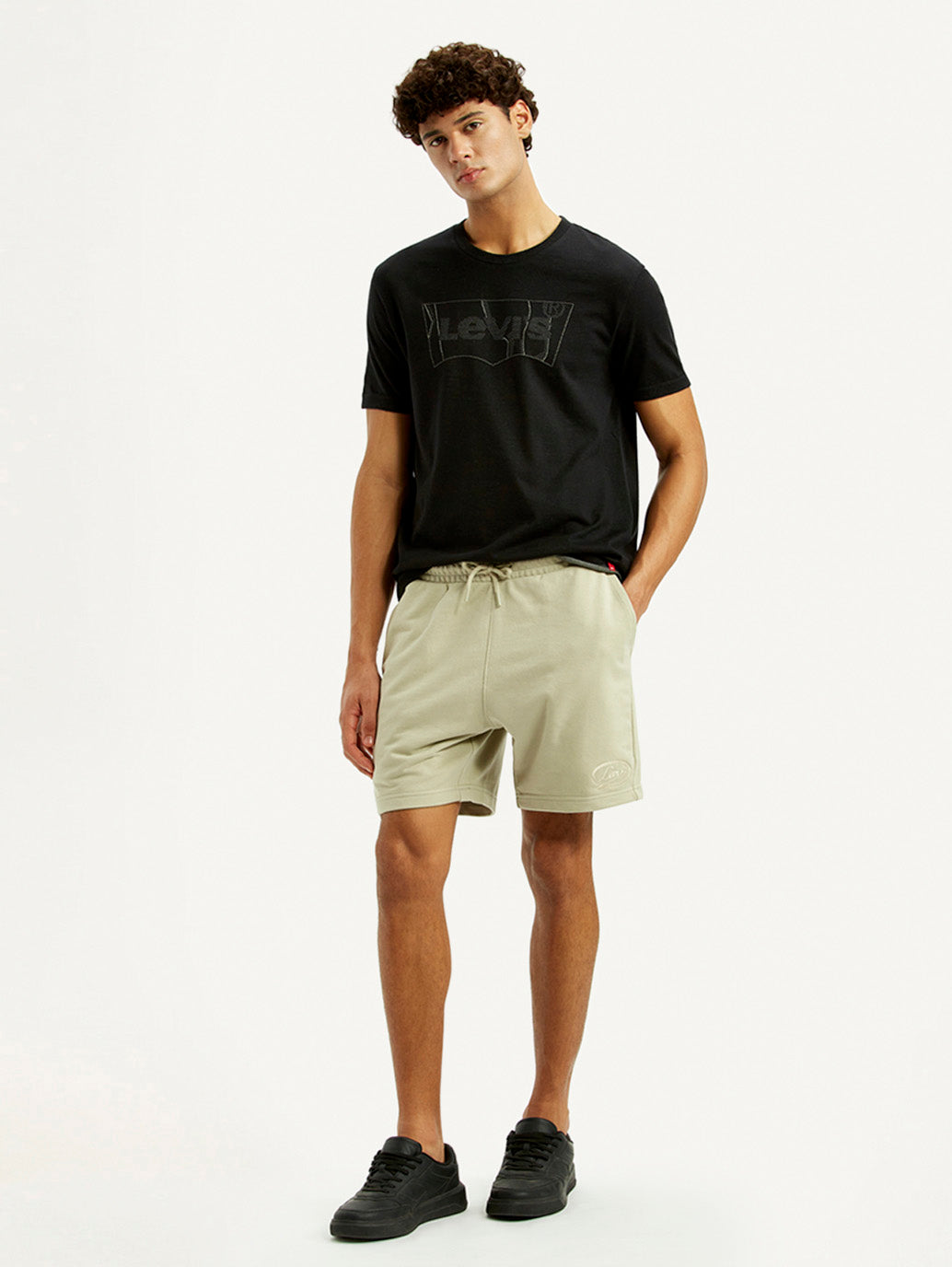 Men's Beige Regular Fit Shorts