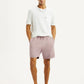 Men's Light Pink Regular Fit Shorts - Styleshot View