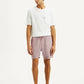 Men's Light Pink Regular Fit Shorts - Front View