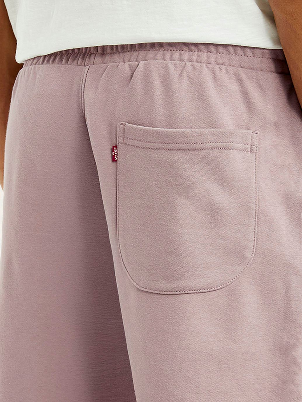 Men's Light Pink Regular Fit Shorts - Detail View
