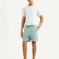 Men's Light Blue Regular Fit Shorts - Styleshot View