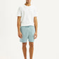 Men's Light Blue Regular Fit Shorts - Front View