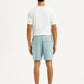 Men's Light Blue Regular Fit Shorts - Back View