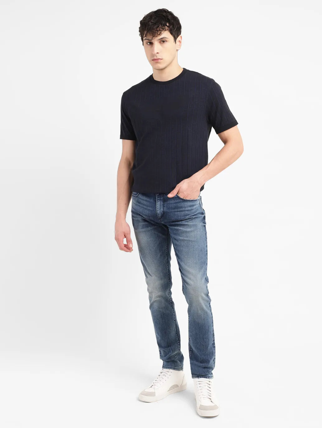 Men's 512 Indigo Slim Tapered Fit Mid Rise Jeans - be37c9c6-c12b-4088-86da-de5cf6d4dbde View