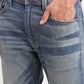 Men's 513 Blue Slim Straight Fit Mid Rise Jeans - 8da047dd-b148-43ac-a68f-c342cef8e07d View