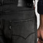 Men's Redloop 512 Grey Slim Tapered Fit Mid Rise Jeans - BackDetails View