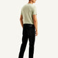 Men's Redloop 513 Black Slim Straight Fit Mid Rise Jeans - Back View