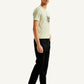 Men's Redloop 513 Black Slim Straight Fit Mid Rise Jeans - Side View