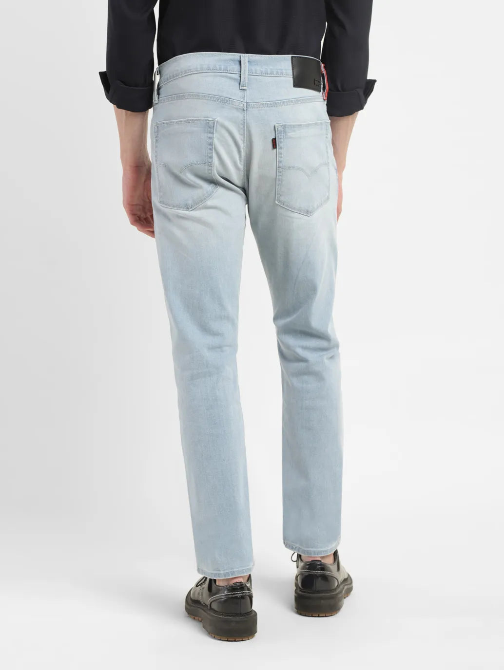 Men's Redloop 513 Blue Slim Straight Fit Mid Rise Jeans - 808aea58-5131-48c6-9117-9aa2e4ece8fa View