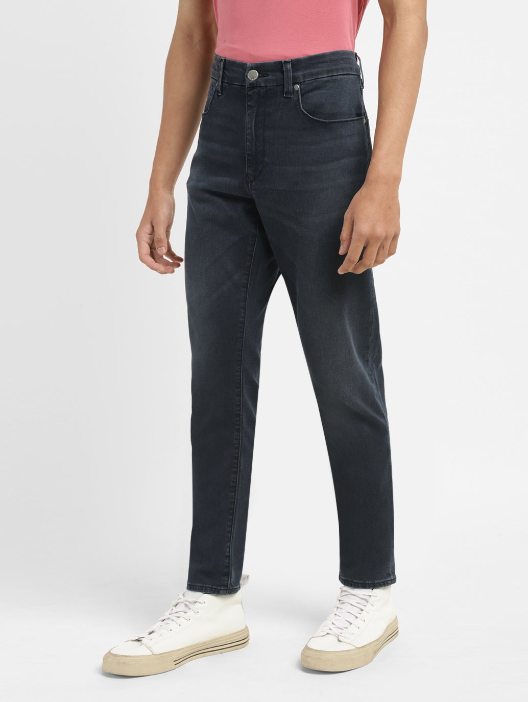 Men's Redloop 512 Blue Slim Tapered Fit Mid Rise Jeans - f6d878bb-5eba-4b73-822c-d79813f60289 View