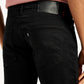Men's Redloop 511 Black Slim Fit Mid Rise Jeans - 74089505-74c9-40a5-85c7-0fcefea987f4 View