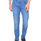 Men's Redloop 512 Blue Slim Tapered Fit Mid Rise Jeans - 1 View