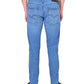 Men's Redloop 512 Blue Slim Tapered Fit Mid Rise Jeans - 3 View