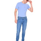 Men's Redloop 512 Blue Slim Tapered Fit Mid Rise Jeans - 4 View
