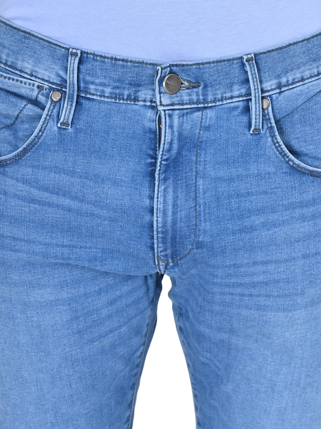 Men's Redloop 512 Blue Slim Tapered Fit Mid Rise Jeans - 5 View