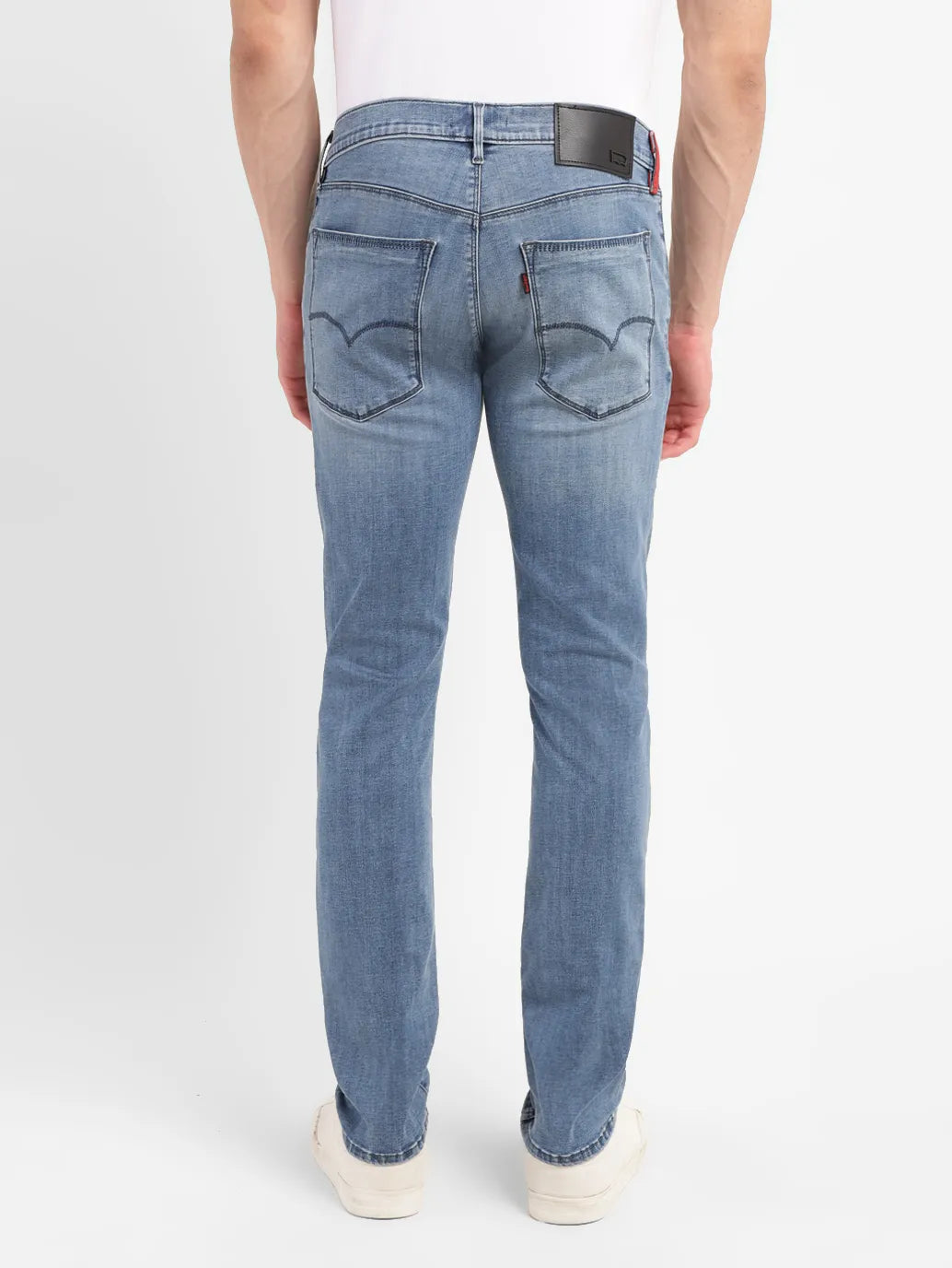 Men's 65504 Blue Skinny Fit Mid Rise Jeans - d3bff3a3-185c-4fc5-977b-a358d043d78b View