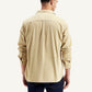 Men's Solid Slim Fit Shirt - Back View