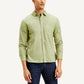 Men's Solid Slim Fit Corduroy Shirt - Front View