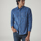 Men's Checkered Slim Fit Corduroy Shirt - Styleshot View