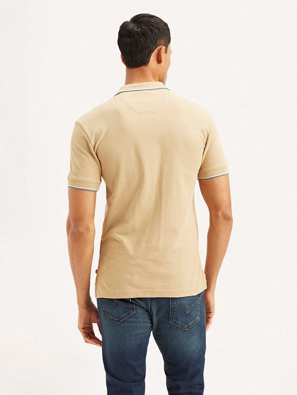 Men's Solid Slim Fit Polo T-shirt - ace28504-96c2-46a1-b046-471d43c7c8f3 View