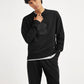 Men's Brand Logo Black Crew Neck Sweatshirt - 965b4c6b-044a-4071-b3da-8ac3b4e32383 View