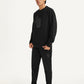 Men's Brand Logo Black Crew Neck Sweatshirt - 8a05d171-5a61-4fed-b567-649bacc216ab View