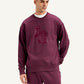 Men's Brand Logo Crew Neck Sweatshirt - Front View