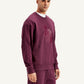 Men's Brand Logo Crew Neck Sweatshirt - Side View