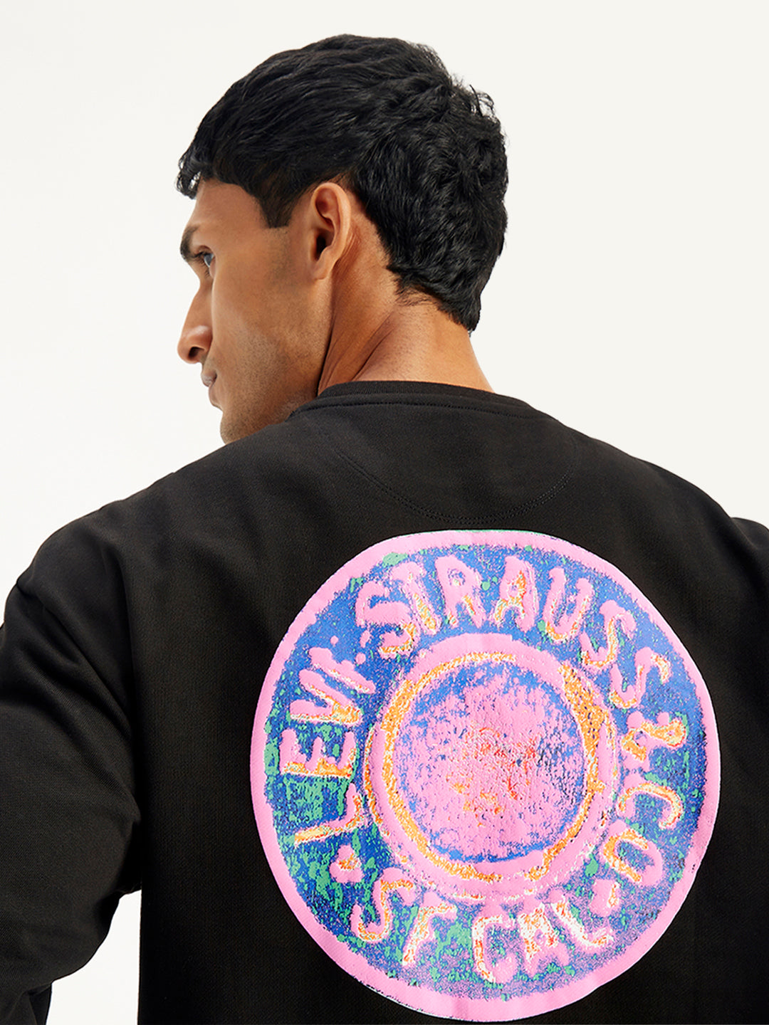 Men's Graphic Print Relaxed Fit Sweatshirt - 31fb9eca-d833-419a-bcdd-91b09248b0a2 View