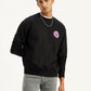 Men's Graphic Print Relaxed Fit Sweatshirt - Styleshot View